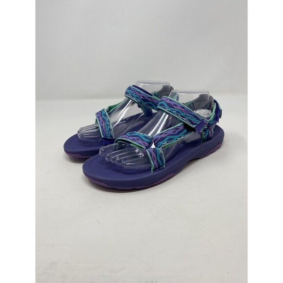 Teva Hurricane Drift Sandals Womens Size 6 Purple Blue Green Outdoor Water Shoes - Picture 1 of 11